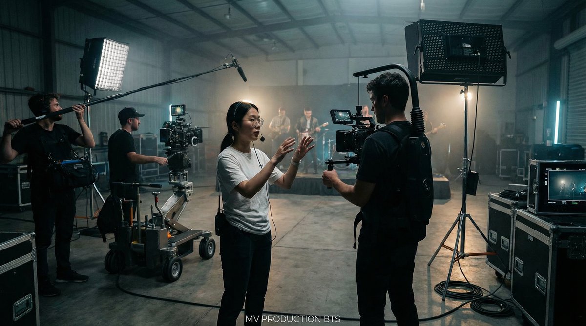 女神视频MV拍摄现场